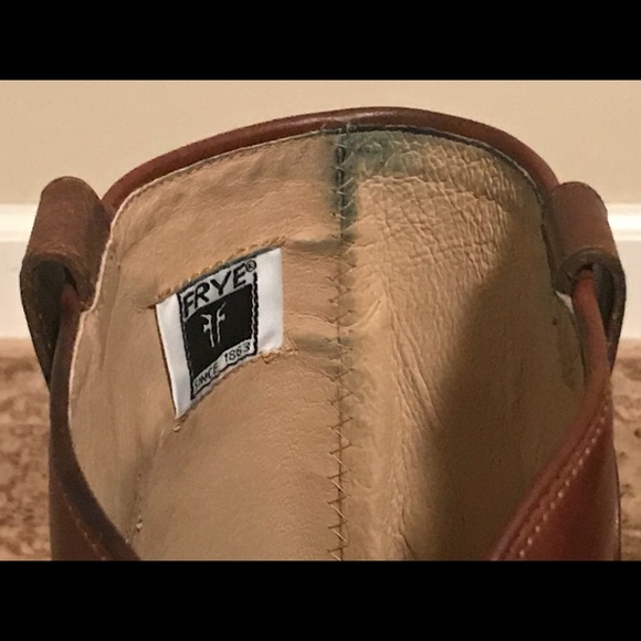 Classic Frye Paige Tall Riding Boots! Cognac - Picture 7 of 8